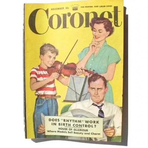 Vintage November 1950 Vol. 29 No. 1 Coronet Magazine 169 - Birth Control - Picture 1 of 3